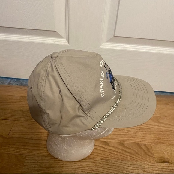 Vintage New Holland Rope SnapBack Trucksr Hat Boomer Tractor Charles Snyder - Picture 3 of 9